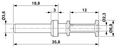 Обжимной контакт-SM-36KP009