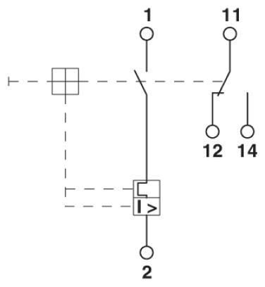 Термомагнитный защитный выключатель-CB TM1 4A M1 P