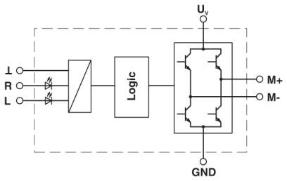 Реле реверсирования нагрузки-PLC-SP-ELR W1/ 2-24DC