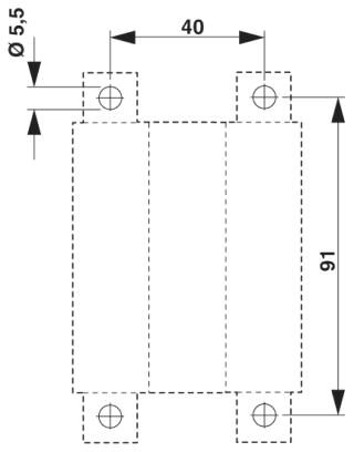 Клемма для высокого тока-UKH 50-3L-F