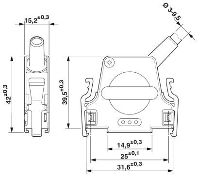 Сальниковый корпус D-SUB-CUC-DST-GZNI-A/DSFL9