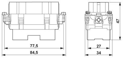 Модуль для контактов-HC-K 6/12-EBUS