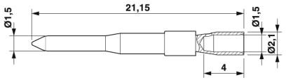 Обжимной контакт-RC-15P2000