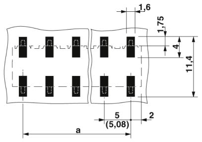 Клеммные блоки для печатного монтажа-SPT-SMD 1,5/ 2-V-5,0 R24