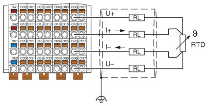 Модуль ввода-вывода-AXL F RTD8 XC 1F