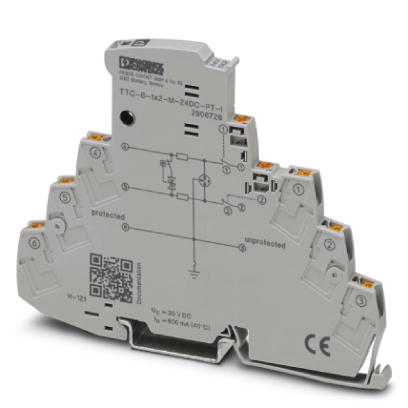 Устройство защиты от перенапряжений-TTC-6-1X2-M-24DC-PT-I
