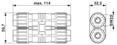 H-разветвитель-QPD H 4X2,5 9-14 GY