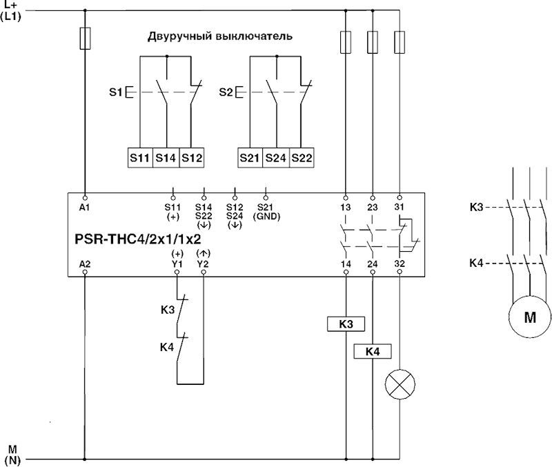 Реле безопасности-PSR-SPP-24UC/THC4/2X1/1X2