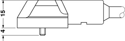 Кабель для датчика / исполнительного элемента-SAC-3P-5,0-PUR/BI-1L-S F