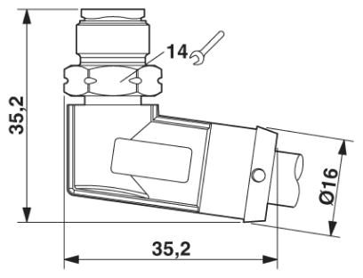 Системный кабель шины-SAC-4P-M12MR-M12FS FF VA/...