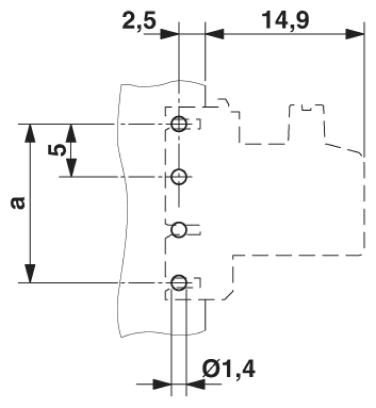 Клеммные блоки для печатного монтажа-FKDSO 2,5/ 3-R KMGY