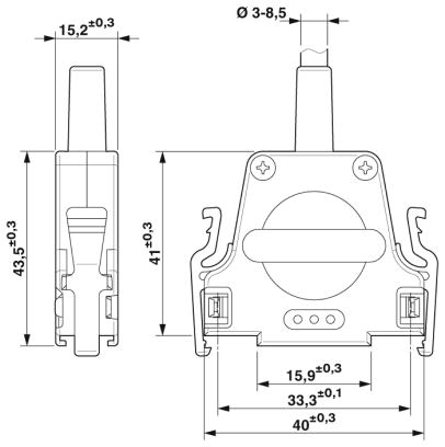 Сальниковый корпус D-SUB-CUC-DST-GZNI-S/DSFL15