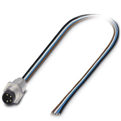 Встраиваемые разъемы-SACC-E-M 8MS-4CON-M8/0,5