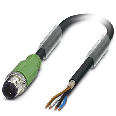 Кабель для датчика / исполнительного элемента-SAC-4P-M12MS/ 3,0-PUR SH