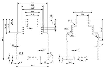 Корпус для электроники-ME 45 UTM TBUS KMGY