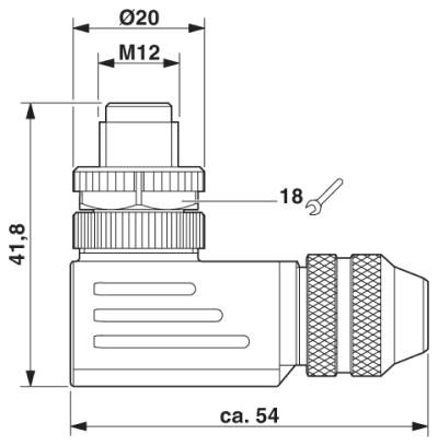 Шинный системный соединитель-SACC-M12MRB-5CON-PG 9-SH