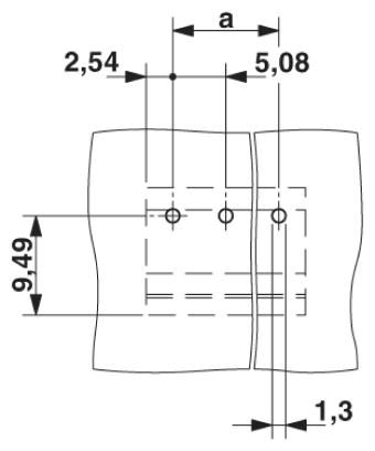 Клеммные блоки для печатного монтажа-MK3DSH 3/ 2-5,08-EX