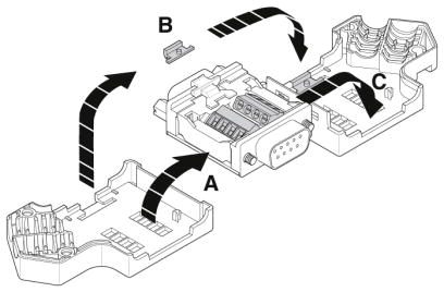 Шинный штекер D-SUB-SUBCON-PLUS-PROFIB/SC2
