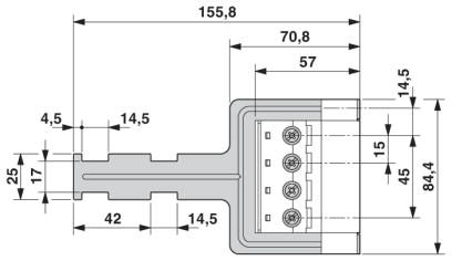 Разъем печатной платы-IPC 35 HC/ 4-STGF-SH-15,00