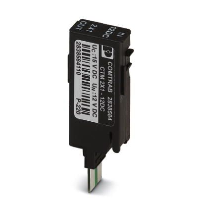 Штекерный модуль для защиты от перенапр-й-CTM 2X1-12DC