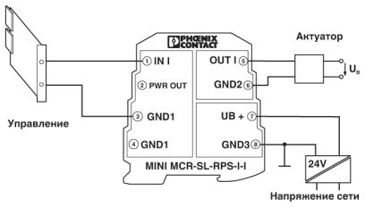 Разделитель питания-MINI MCR-SL-RPS-I-I