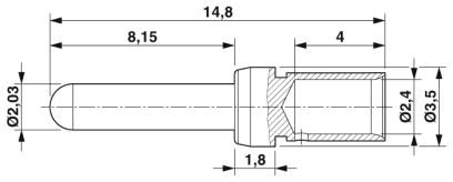 Обжимной контакт-RC-5AP2000