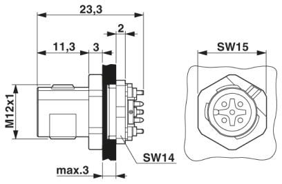 Проходная деталь-SACC-DSIV-MS-5CON-L180 SCO THR