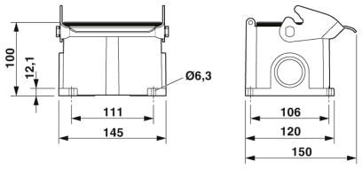 Корпус-HC-B 48-SML-100/O2M40