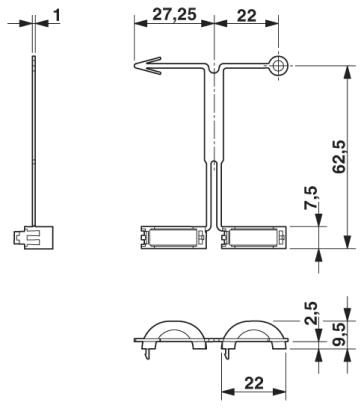 Кабель для датчика / исполнительного элемента-SAC-HZ-5P-MS/5,0-542 SCO BK
