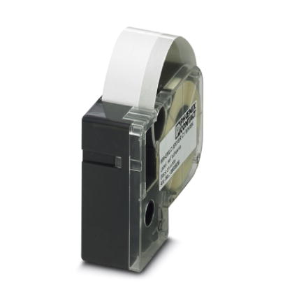 Тканевая этикетка-MM-EMLC (EX18)R C1 WH/BK