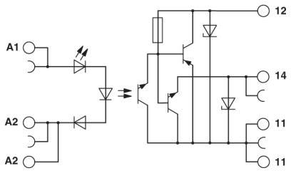 Модуль полупроводникового реле-PLC-OPT-24DC/ 48DC/500/W