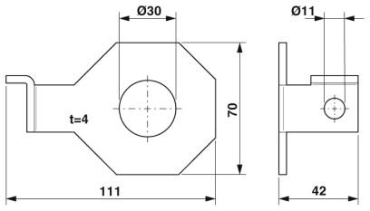 Крепежный кронштейн-FLT-ISG-BR-30