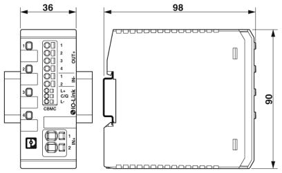 Электронный защитный выключатель-CBMC E4 24DC/1-4A+ IOL