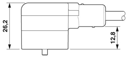 Кабель для датчика / исполнительного элемента-SAC-3P-3,0-PUR/A-1L-R-ES