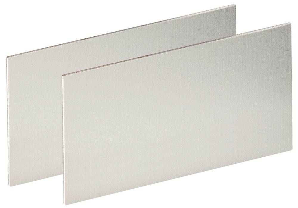 Передние платы для ARP, 2 mm, алюминий, прозрачно анодированный