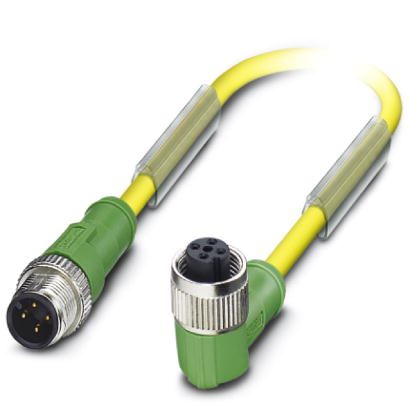 Кабель для датчика / исполнительного элемента-SAC-4P-M12MS/0,3-PUR/M12FR D