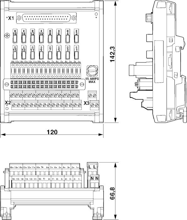 Интерфейсный модуль-UM-D37M/DS/FU/DI120V/C3/L IM C