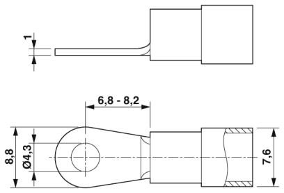 Проходные клеммы-BTO 3,5-F