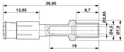 Обжимной контакт-SM-36KS002