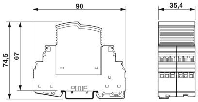 Устройство защиты от перенапряжений, тип 3-PLT-SEC-T3-3S-230-FM