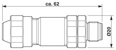 Разъем-SACC-M12MS-5CON-DM 5-8 SH VA