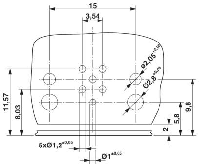 Встраиваемые разъемы-SACC-DSIV-FSB-5CON-L90 SCO