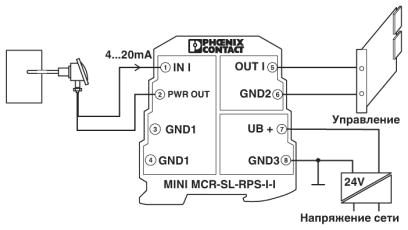 Разделитель питания-MINI MCR-SL-RPS-I-I-SP