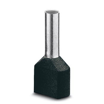 Кабельный наконечник-AI-TWIN 2X 1,5-12 BK