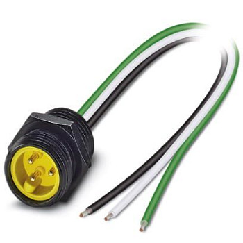 Встраиваемые разъемы-SACC-E-MINM-3CON-NPT12-U50/1,0