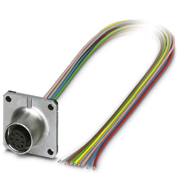 Встраиваемые разъемы-SACC-SQ-M12FS-8CON-20/0,5