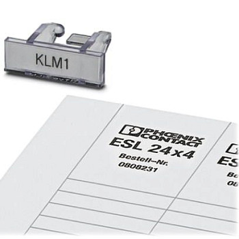 Держатель маркировки клеммных коробок-KLM 1 + ESL 24X4