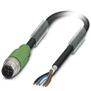Кабель для датчика / исполнительного элемента-SAC-5P-M12MS/ 5,0-PUR SH