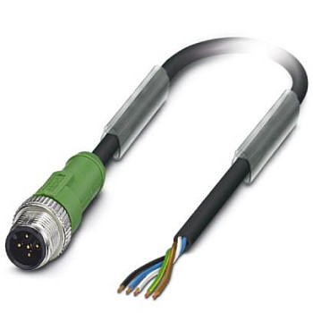 Кабель для датчика / исполнительного элемента-SAC-5P-M12MS/3,0-PUR