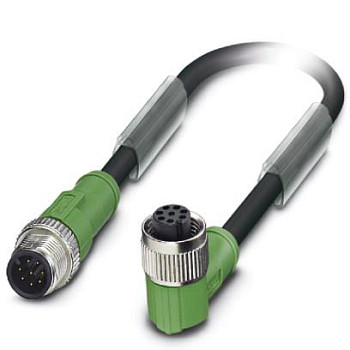 Кабель для датчика / исполнительного элемента-SAC-8P-M12MS/ 1,5-PUR/M12FR
